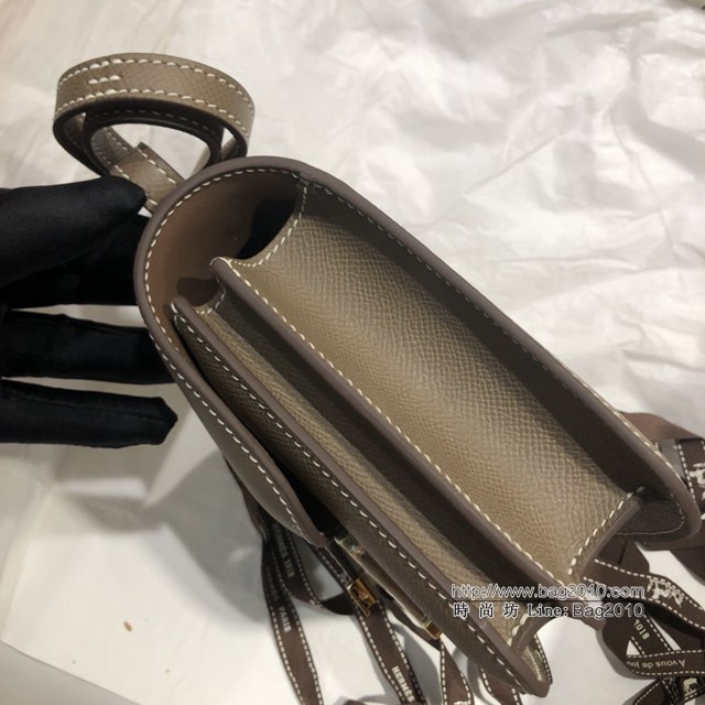 Hermes空姐包 愛馬仕Constance半手工19cm Epsom掌紋小牛進口皮 Hermes單肩斜挎包  tdh2115